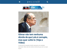 Tablet Screenshot of jornaldacidadeonline.com.br